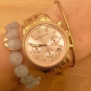 Gold Michael Kors watch